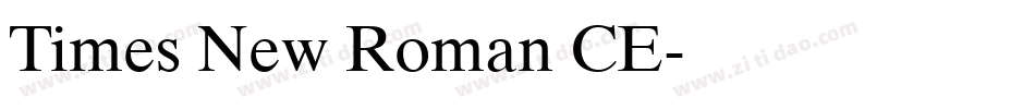 Times New Roman CE字体转换